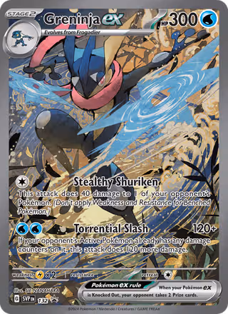 Greninja ex 132/225 Pokemon card