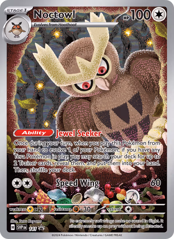 Noctowl 141/225 Pokemon card