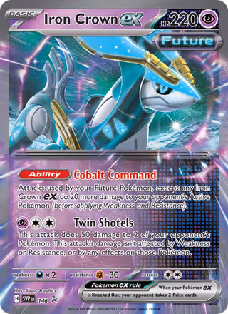 Iron Crown ex 146/225 Pokemon card