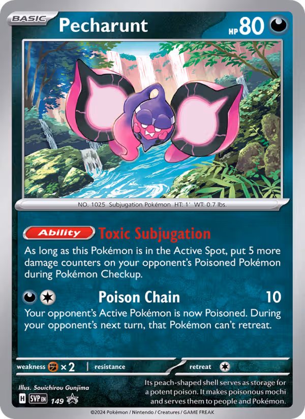 Pecharunt 149/225 Pokemon card