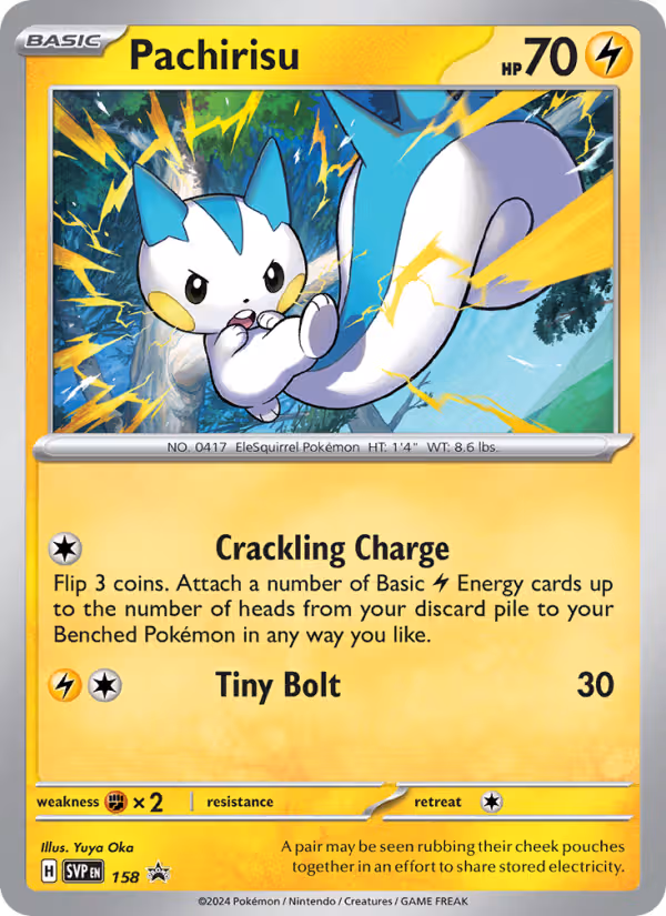 Pachirisu 158/225 Pokemon card