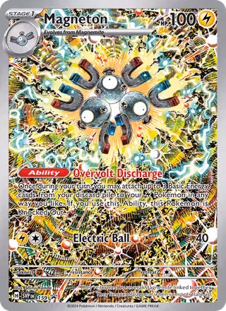 Magneton 159/225 Pokemon card
