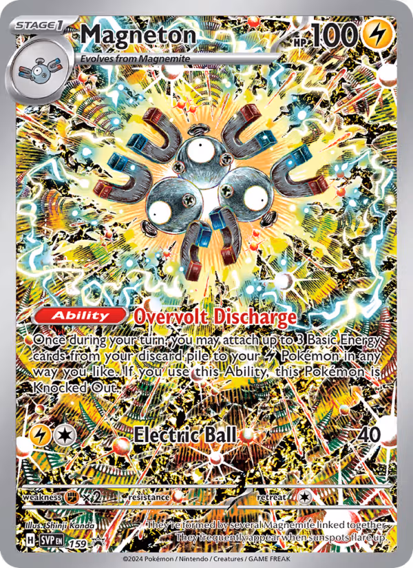 Magneton 159/225 Pokemon card