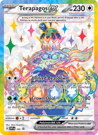Terapagos ex 165/225 Pokemon card