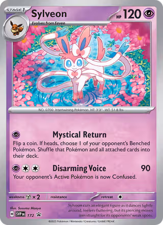 Sylveon 172/225 Pokemon card