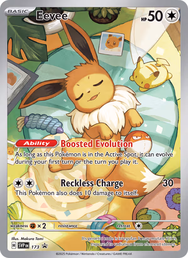 Eevee 173/225 Pokemon card