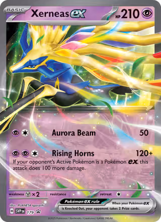 Xerneas ex 179/225 Pokemon card