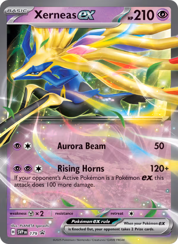Xerneas ex 179/225 Pokemon card
