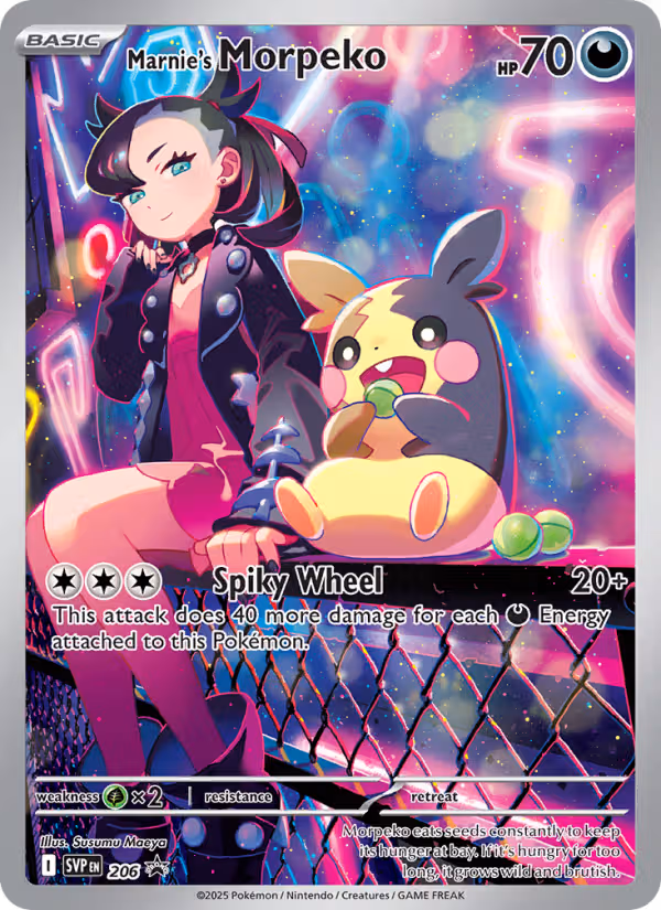 Marnie's Morpeko 206/225 Pokemon card