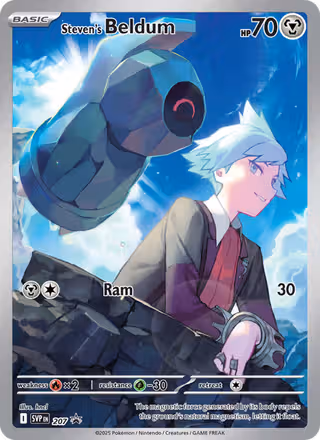 Steven's Beldum 207/225 Pokemon card