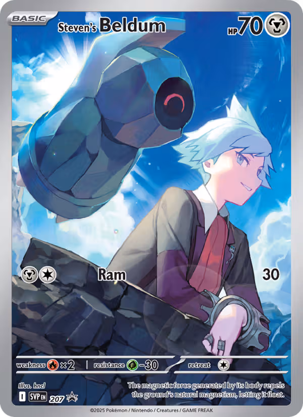 Steven's Beldum 207/225 Pokemon card