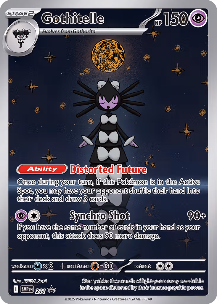 Gothitelle 211/225 Pokemon card