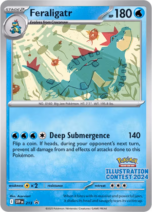 Feraligatr 213/225 Pokemon card