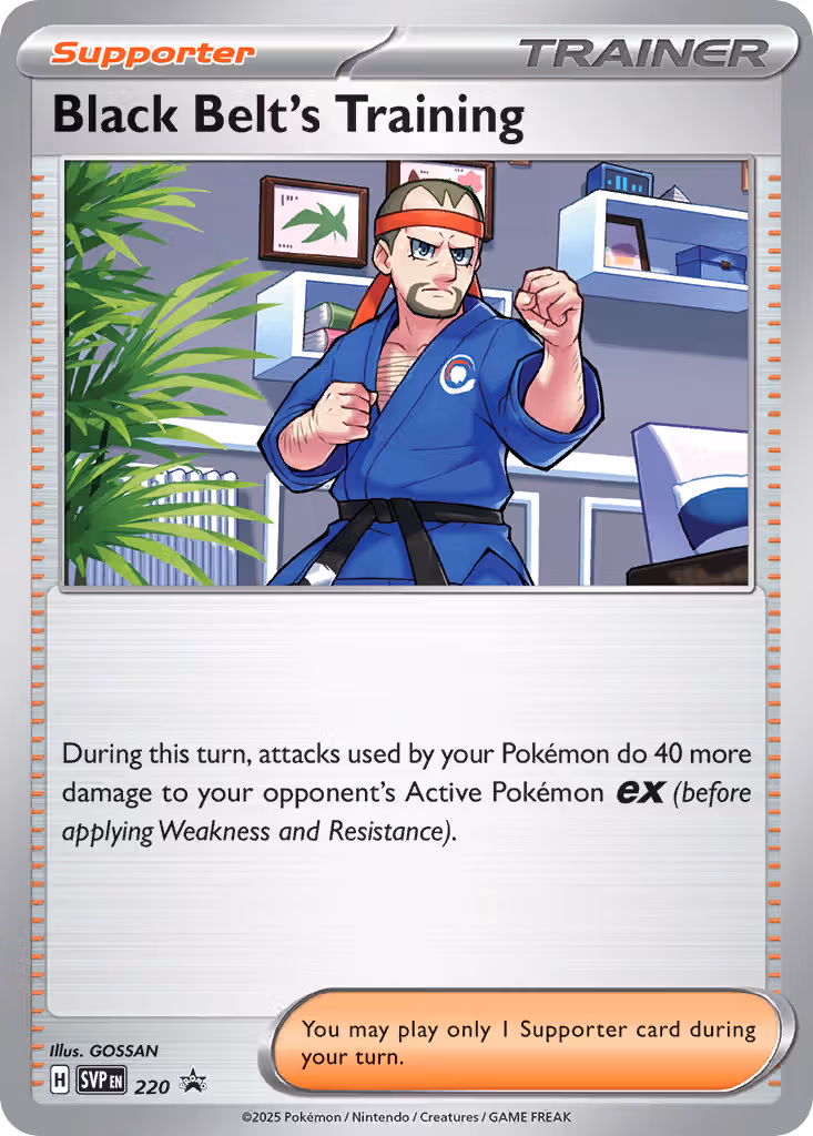 Black Belt's Training 220/225 Pokemon card