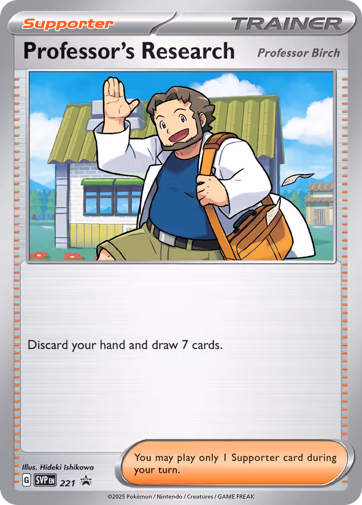 Professor's Research 221/225 Pokemon card