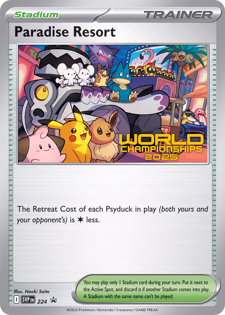 Paradise Resort 224/225 Pokemon card