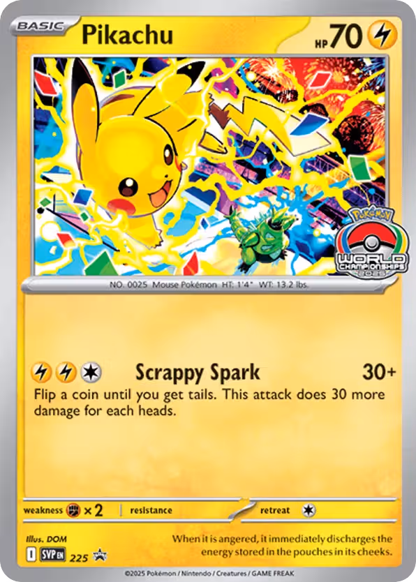 Pikachu 225/225 Pokemon card