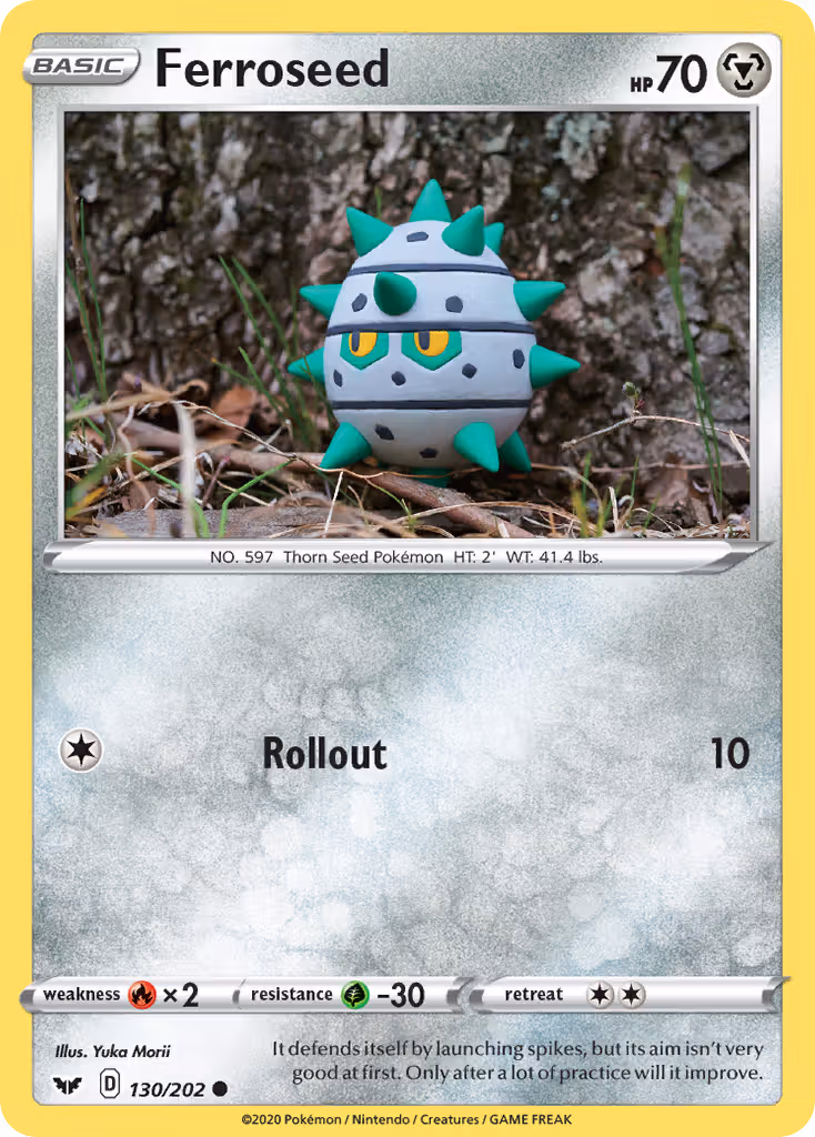 Ferroseed 130/202 Pokemon card