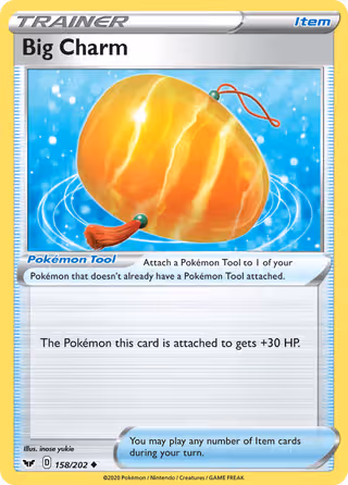 Big Charm 158/202 Pokemon card