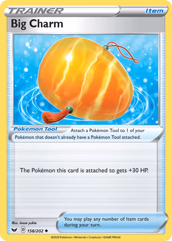 Big Charm 158/202 Pokemon card