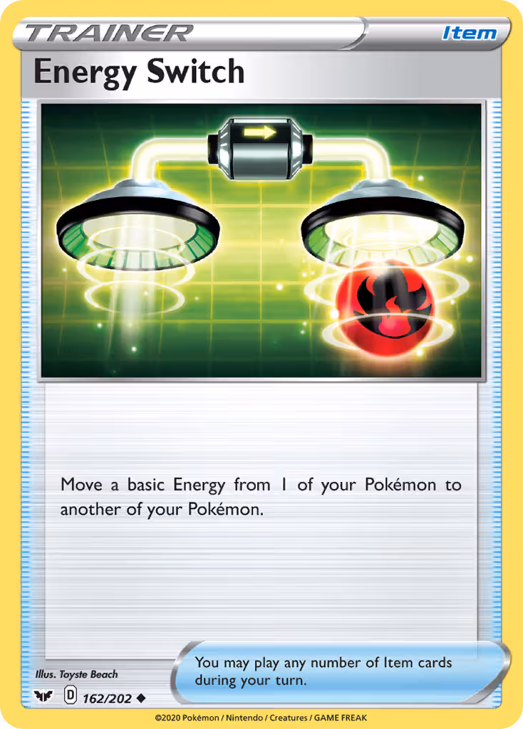 Energy Switch 162/202 Pokemon card
