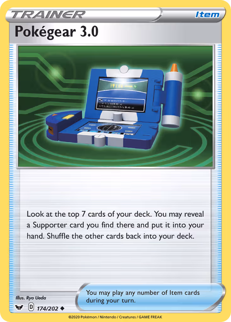 Pokégear 3.0 174/202 Pokemon card
