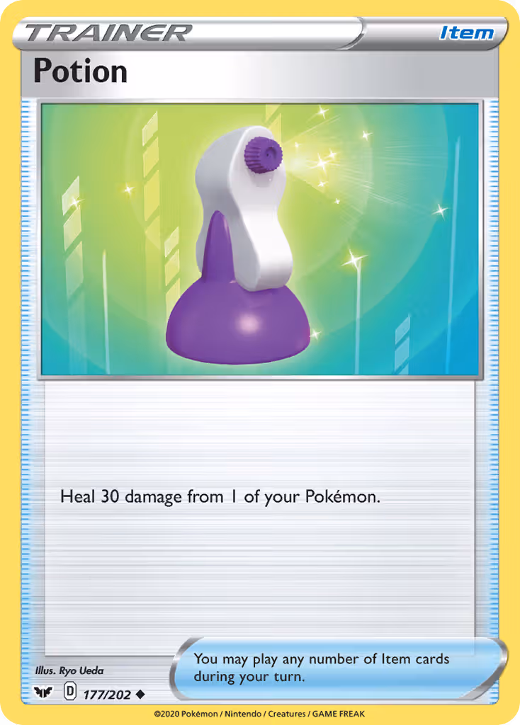 Potion 177/202 Pokemon card