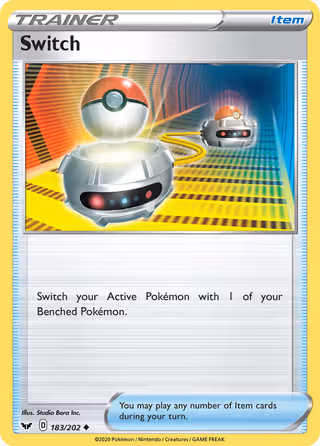 Switch 183/202 Pokemon card