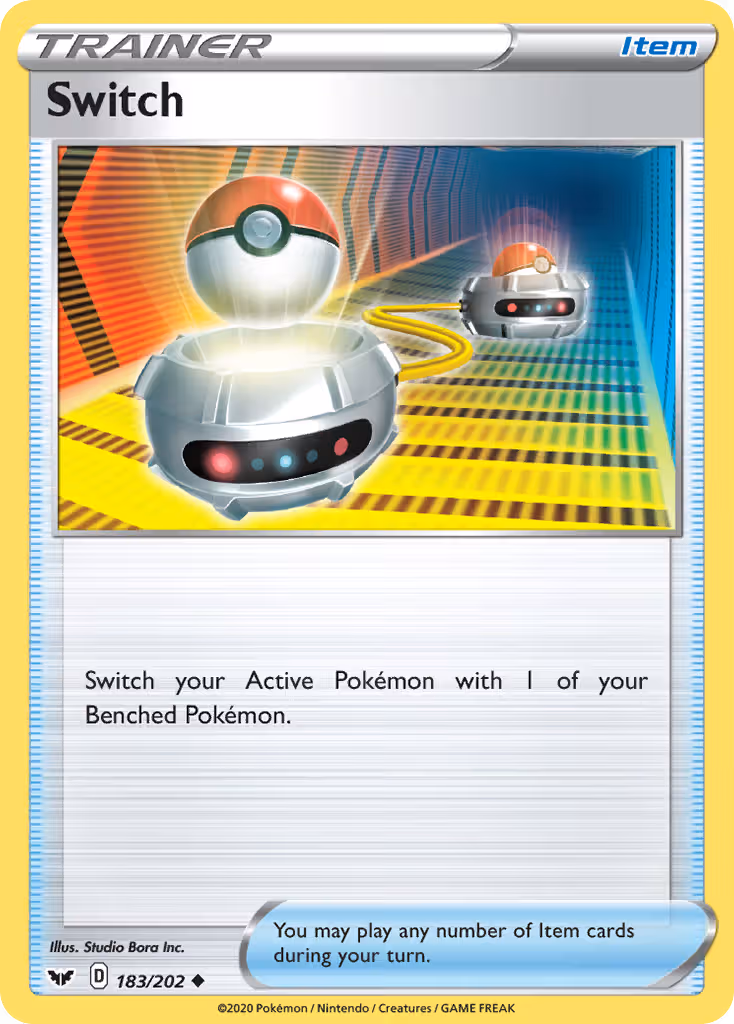 Switch 183/202 Pokemon card