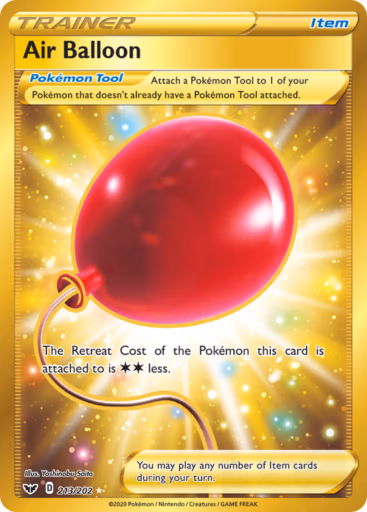 Air Balloon 213/202 Pokemon card