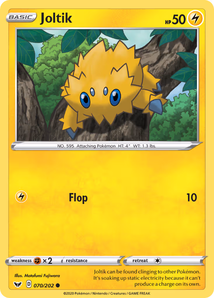 Joltik 70/202 Pokemon card