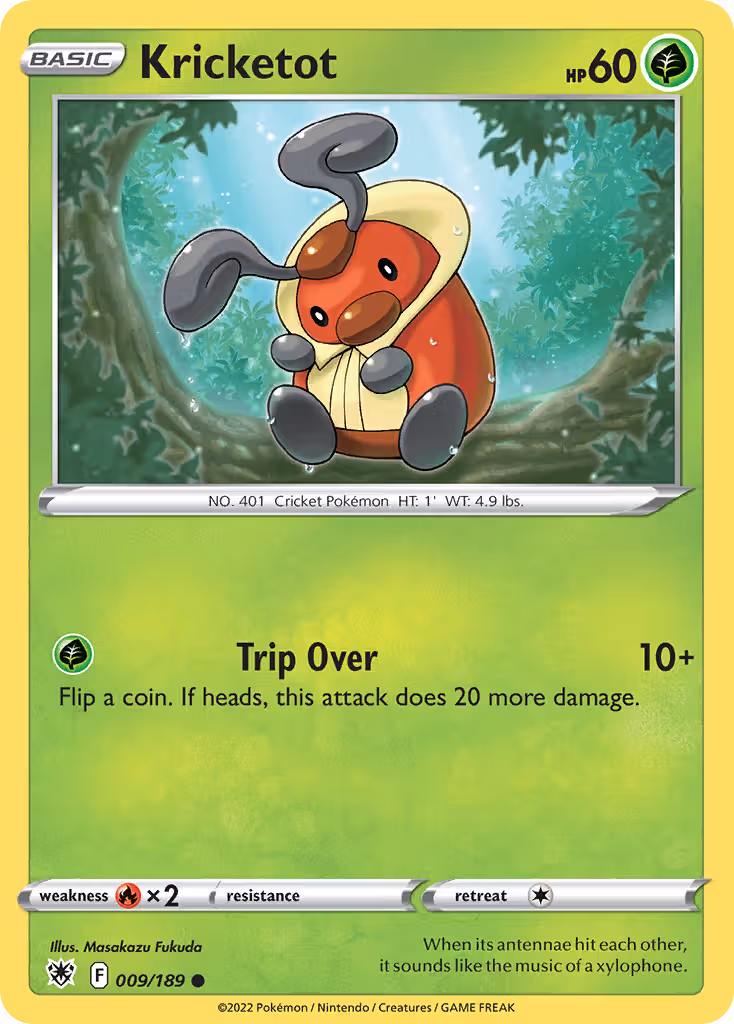 Kricketot 9/189 Pokemon card