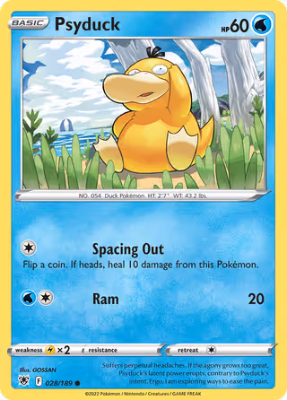 Psyduck 28/189 Pokemon card