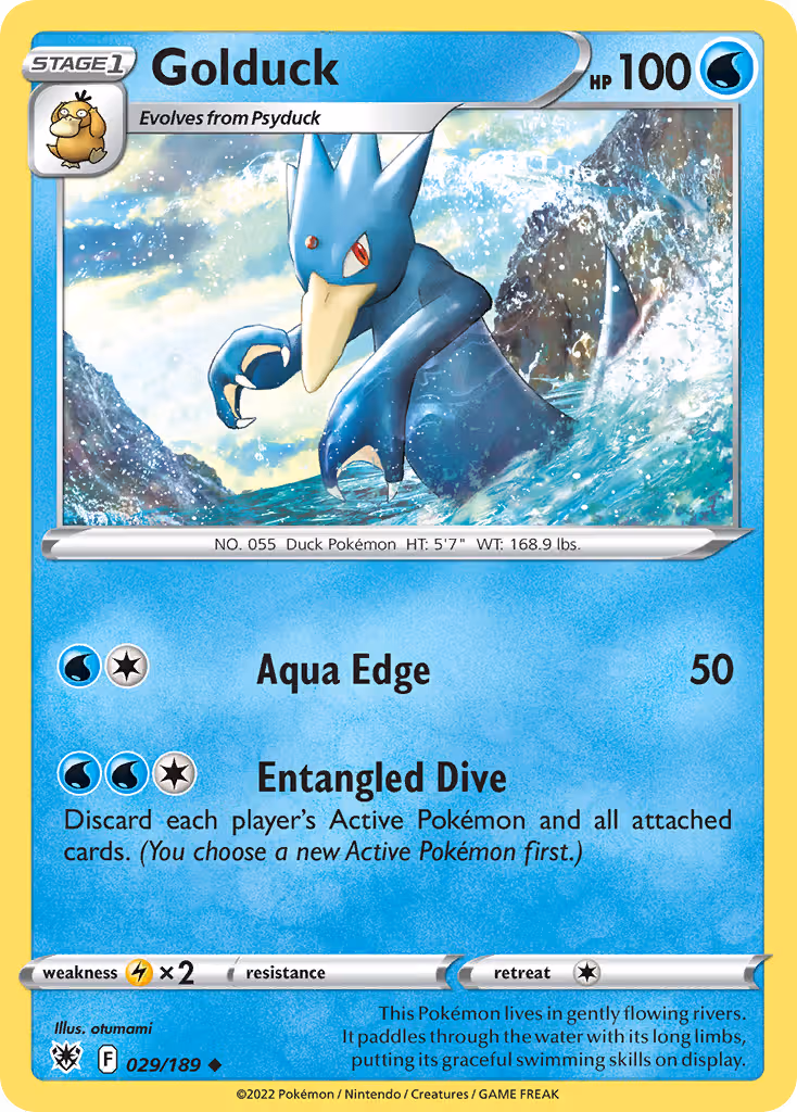 Golduck 29/189 Pokemon card