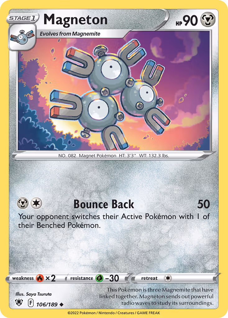 Magneton 106/189 Pokemon card