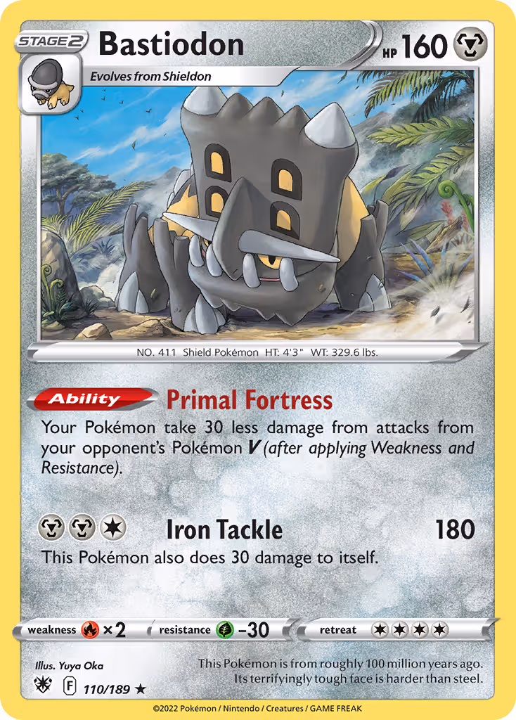 Bastiodon 110/189 Pokemon card