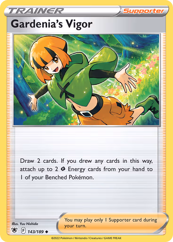Gardenia's Vigor 143/189 Pokemon card