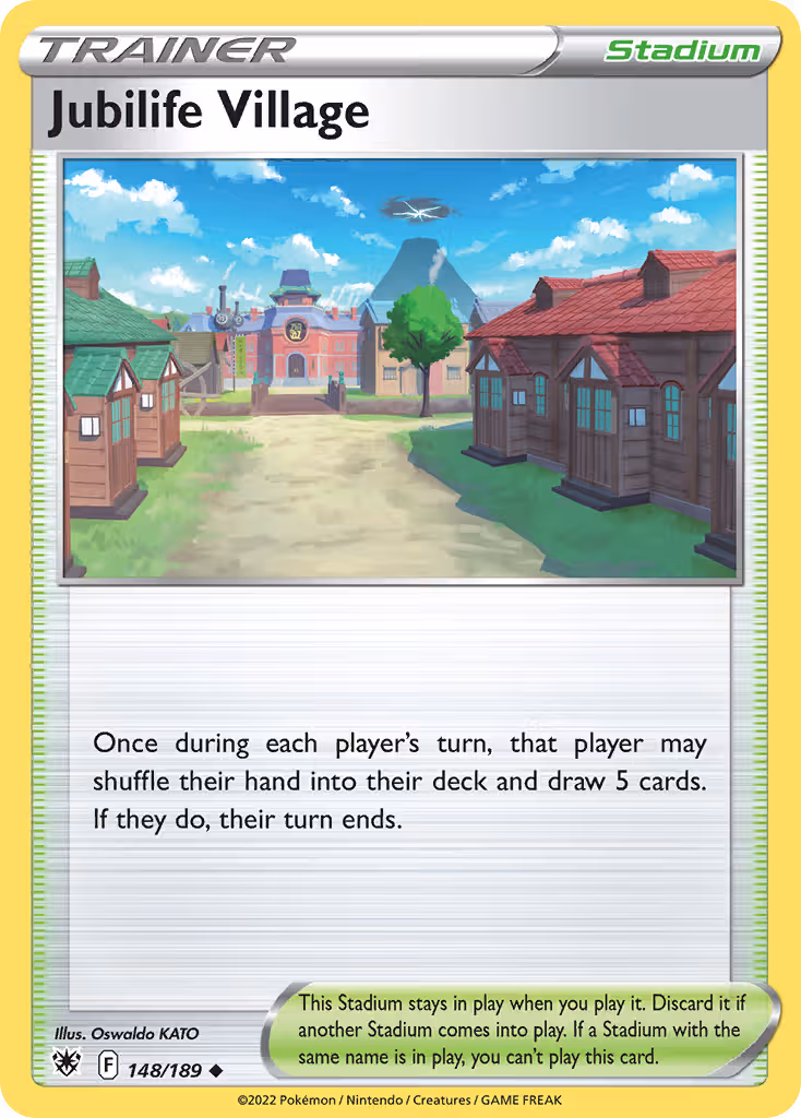 Jubilife Village 148/189 Pokemon card