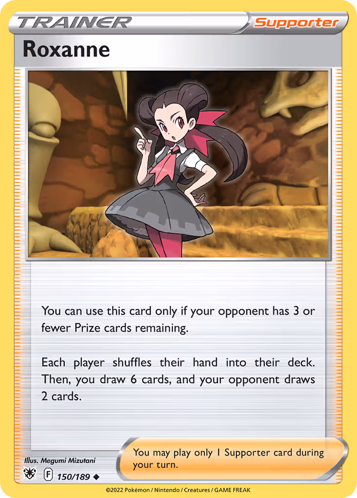 Roxanne 150/189 Pokemon card