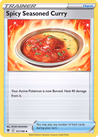 Spicy Seasoned Curry 151/189 Pokemon card