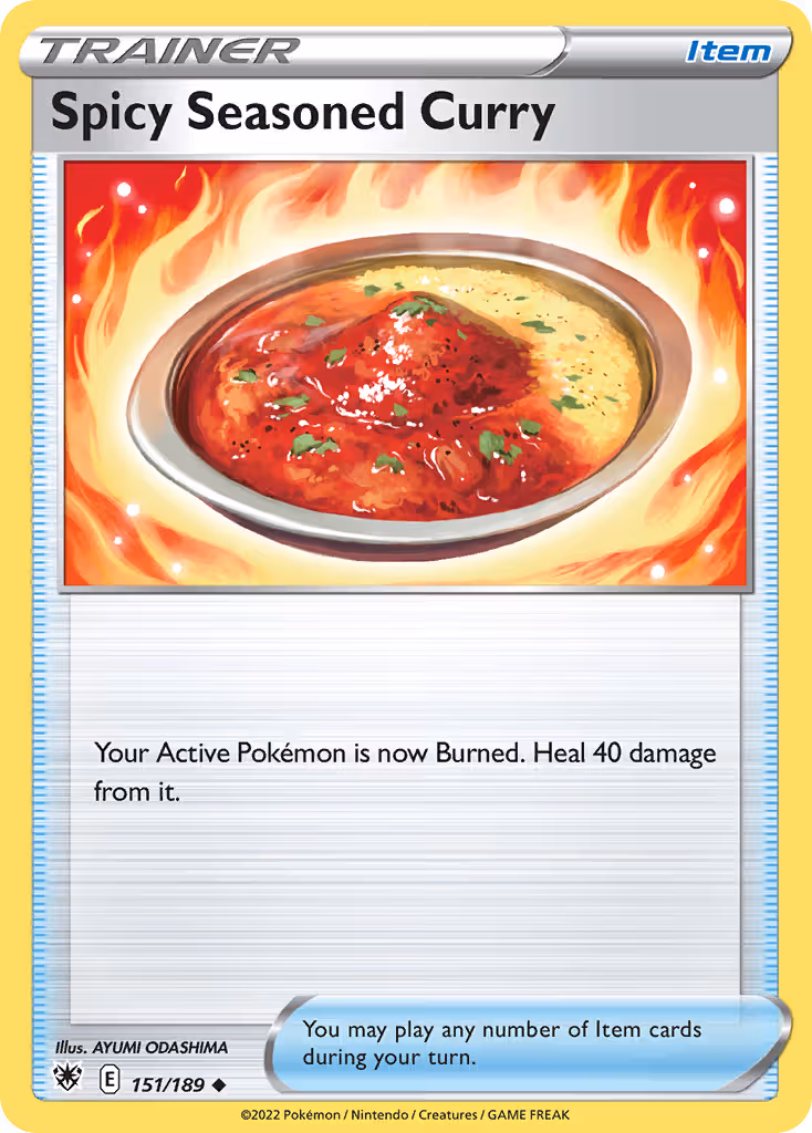 Spicy Seasoned Curry 151/189 Pokemon card