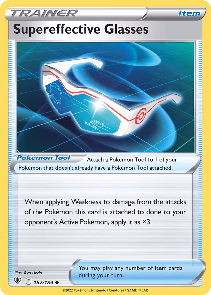 Supereffective Glasses 152/189 Pokemon card