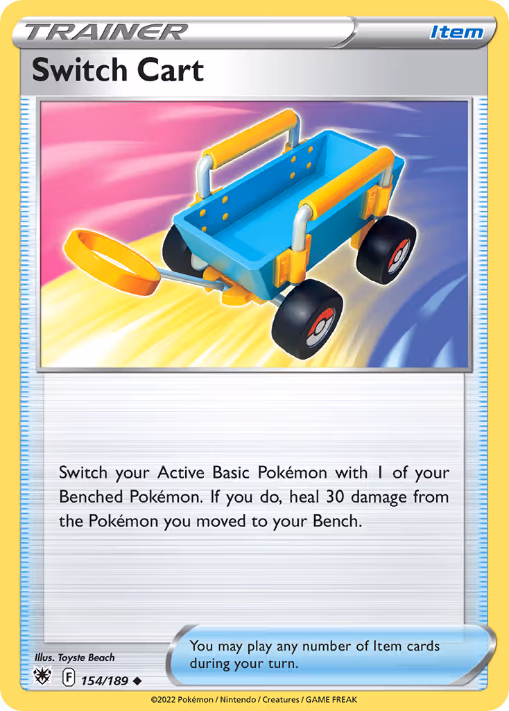 Switch Cart 154/189 Pokemon card