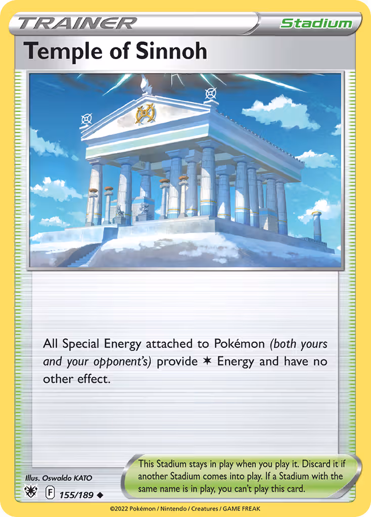 Temple of Sinnoh 155/189 Pokemon card