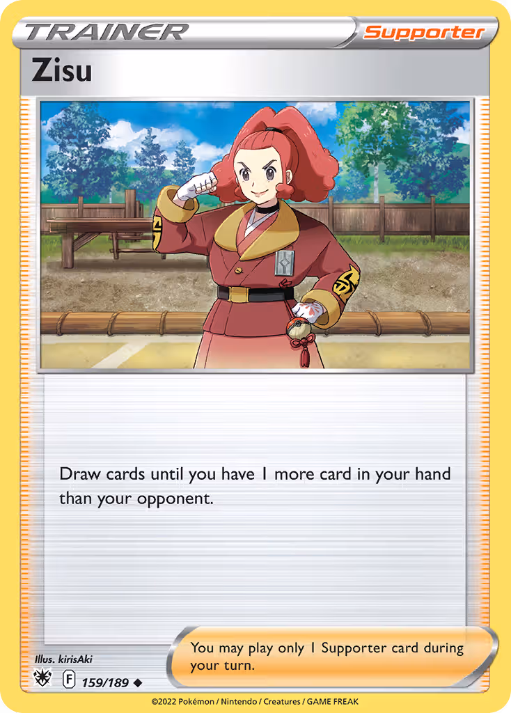 Zisu 159/189 Pokemon card