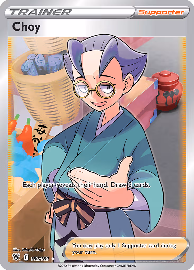 Choy 182/189 Pokemon card