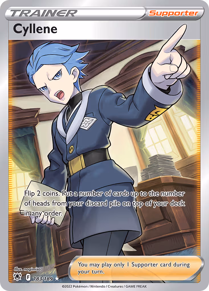 Cyllene 183/189 Pokemon card