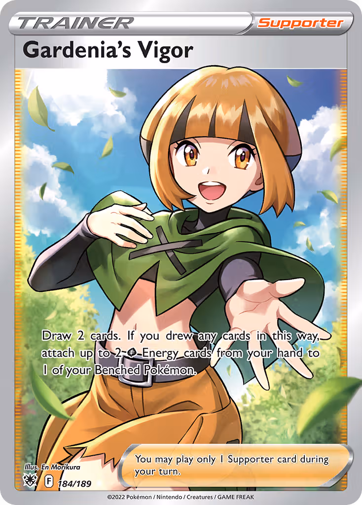 Gardenia's Vigor 184/189 Pokemon card