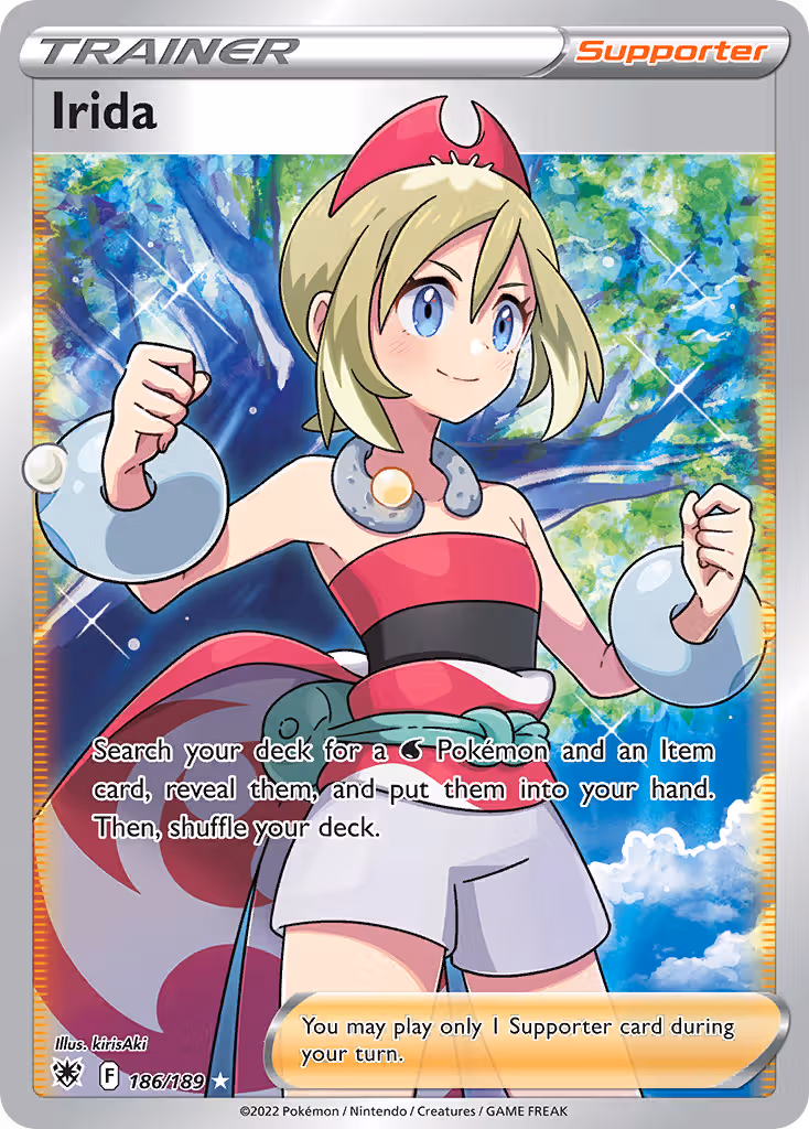 Irida 186/189 Pokemon card