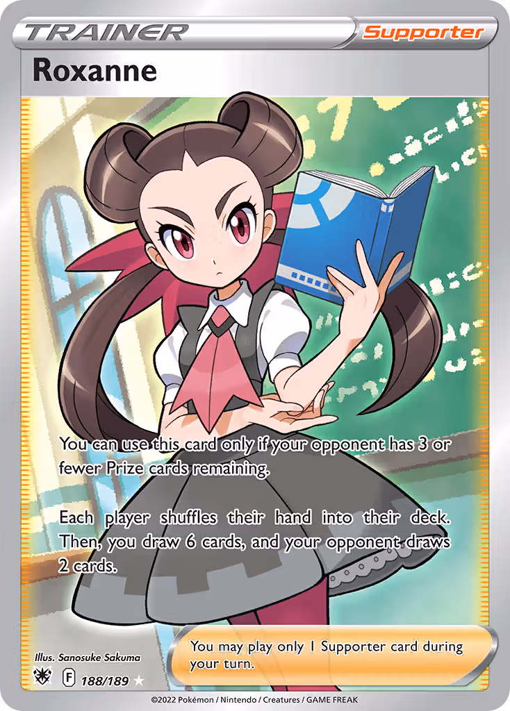 Roxanne 188/189 Pokemon card